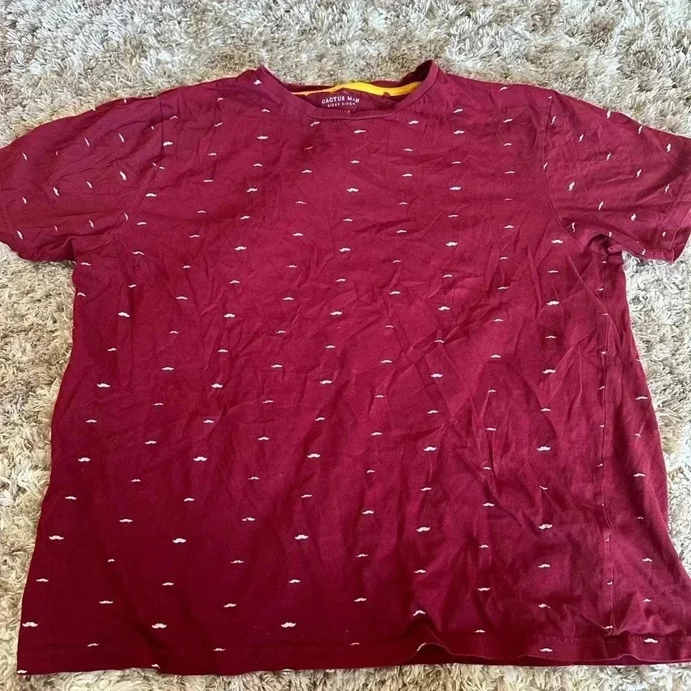 Cactus man xl mustache shirt